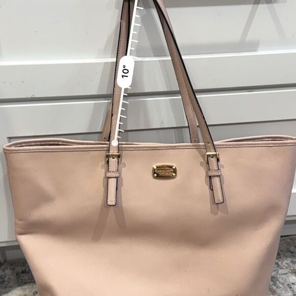 Michael Kors MK Large pale pink tote purse - Picture 10 of 16